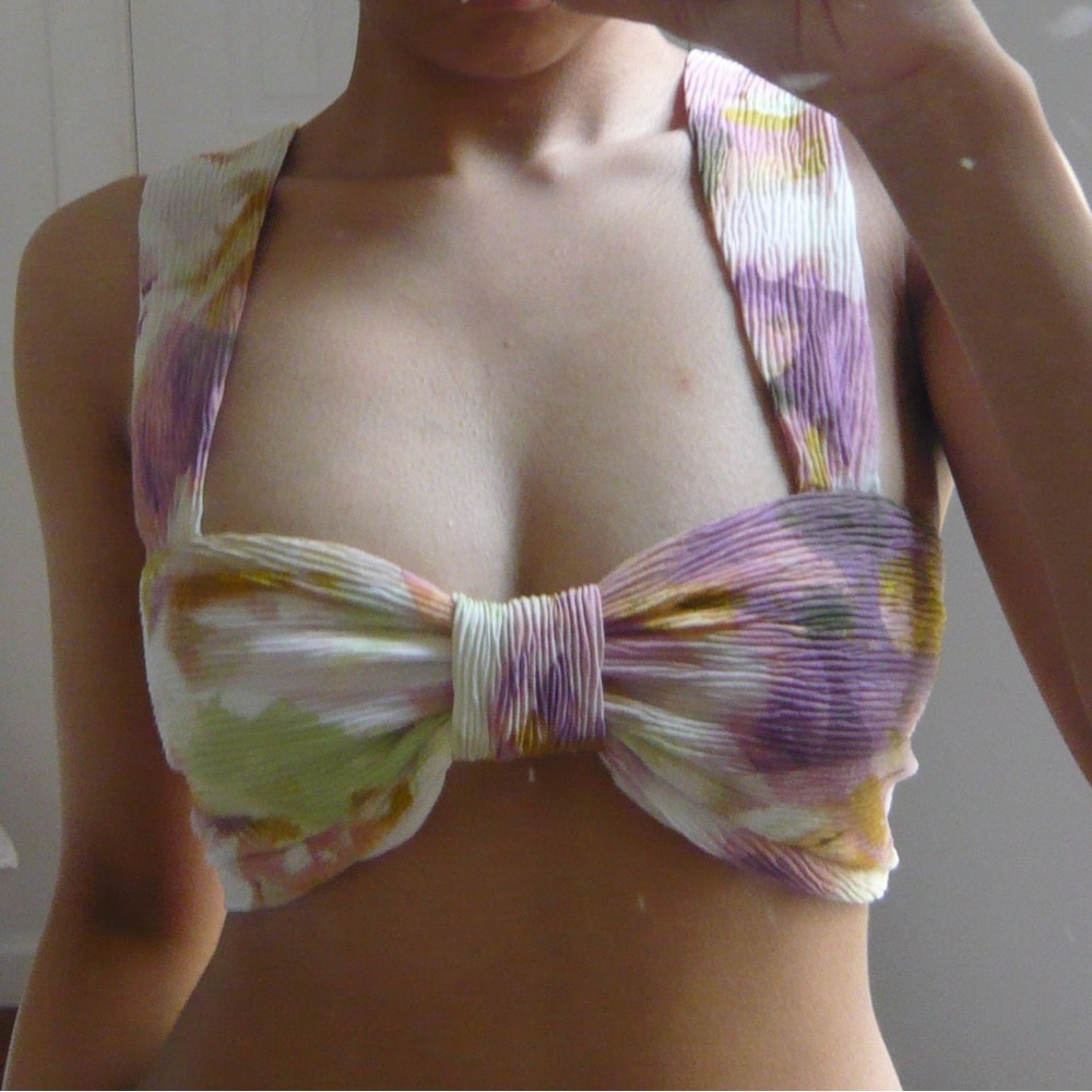 Printed crop top